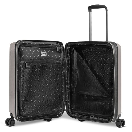 Redolz Essentials 14 4 Rollen Kabinentrolley S 55 cm Laptopfach mit Dehnfalte
