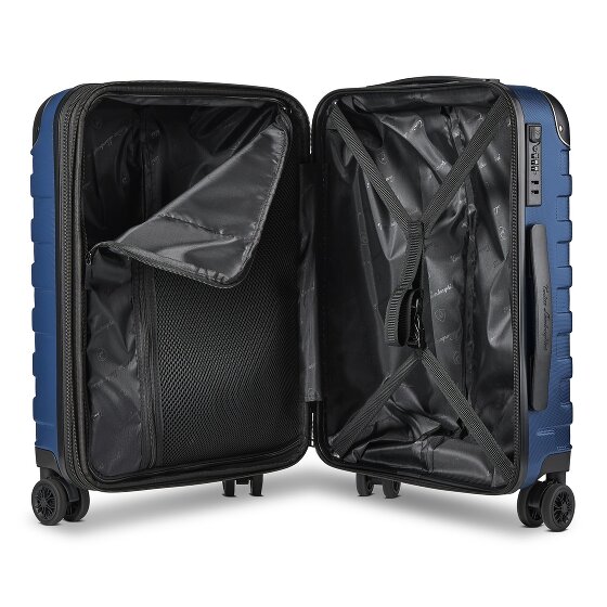 Tonino Lamborghini Milano 4 Rollen Kabinentrolley S 54 cm mit Dehnfalte