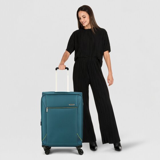 Samsonite Base Breeze 4 Rollen Trolley 67 cm mit Dehnfalte