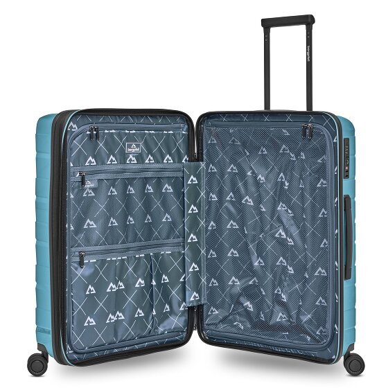 Bergpfeil Travel 4-Rollen Trolley M 66 cm mit Dehnfalte