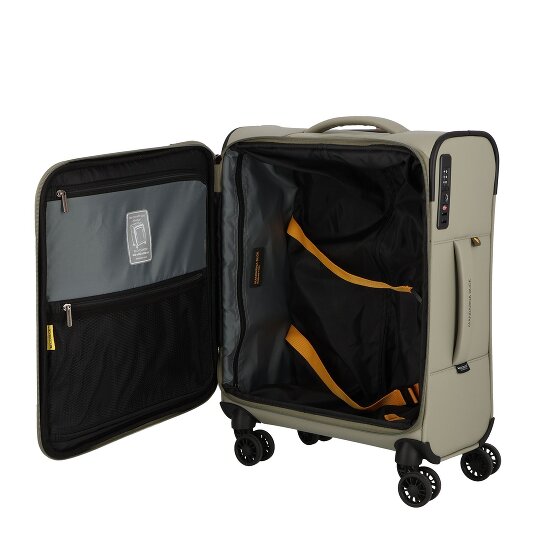 Mandarina Duck Eco Coated 4 Rollen Kabinentrolley S 55 cm