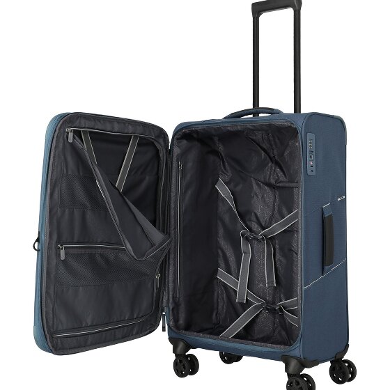 Travelite Skaii 4 Rollen Kofferset 3-teilig mit Dehnfalte