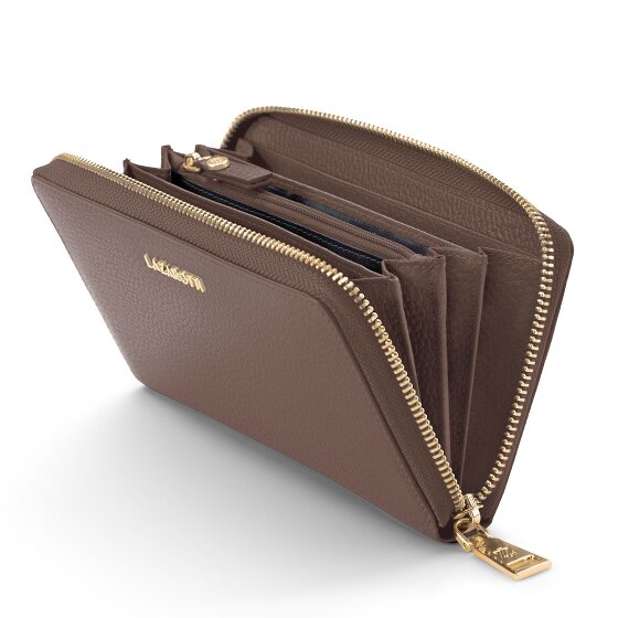 Lazarotti Bologna Leather XL Zip-Around Geldbörse Leder 19 cm