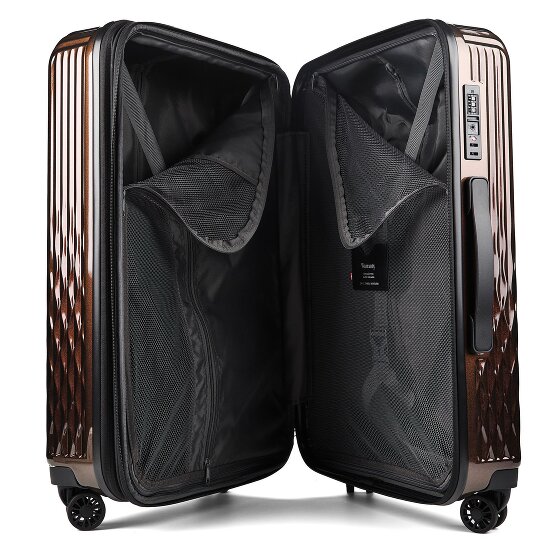 Pack Easy Flow 4 Rollen Trolley M 66 cm mit Dehnfalte