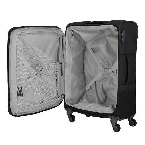 Samsonite Base Boost 4 Rollen Trolley 66 cm mit Dehnfalte