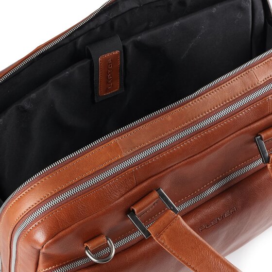 Plevier Vintage Larry Aktentasche Leder 40 cm Laptopfach