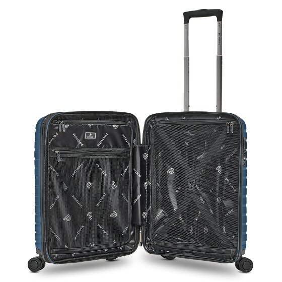 Pactastic Collection 04 THE CABIN + 4 Rollen Kabinentrolley S 55 cm mit Dehnfalte