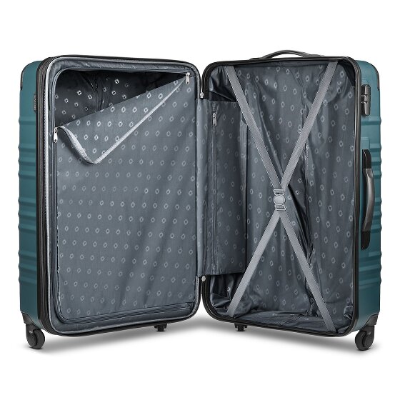 Wenger Amplar Evo 4 Rollen Trolley L 75 cm mit Dehnfalte