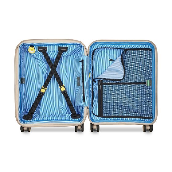 Delsey Paris Lutece 4 Rollen Kabinentrolley 55 cm mit Dehnfalte