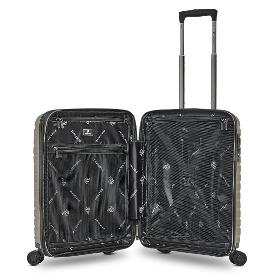 Pactastic Collection 04 THE CABIN + 4 Rollen Kabinentrolley S 55 cm mit Dehnfalte
