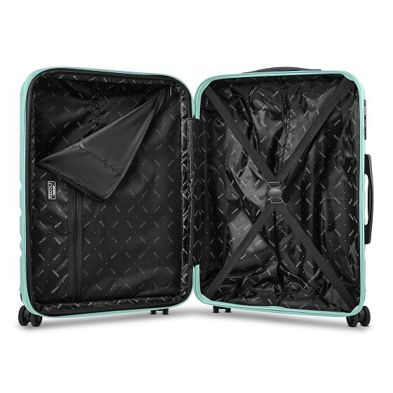 Redolz Pro ABS 4 Rollen Trolley 65 cm mit Dehnfalte