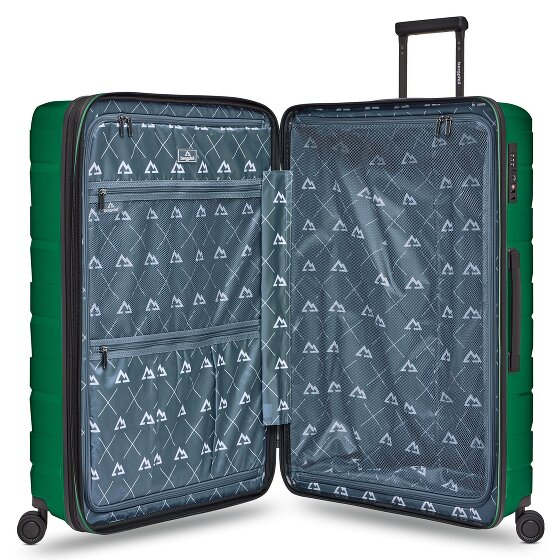 Bergpfeil Travel 4 Rollen Trolley L 75 cm mit Dehnfalte