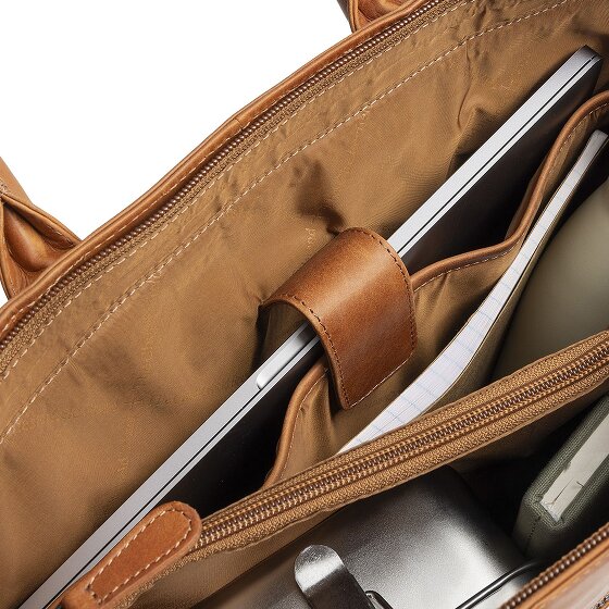 The Chesterfield Brand Westbrook Schultertasche Leder 34 cm Laptopfach