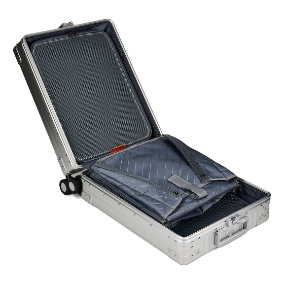 Aleon Business 4-Rollen Kabinentrolley Aluminium 55 cm