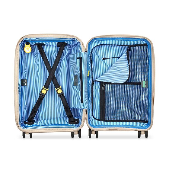 Delsey Paris Lutece 4 Rollen Kabinentrolley 55 cm mit Dehnfalte