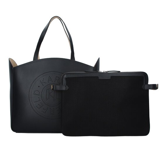 Karl Lagerfeld Circle Shopper Tasche Leder 37 cm