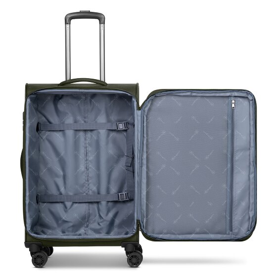 bugatti Valencia Soft 4 Rollen Kofferset 3-teilig mit Dehnfalte