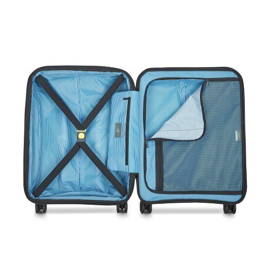 Delsey Paris Lutece Se 4 Rollen Kabinentrolley 55 cm mit Dehnfalte