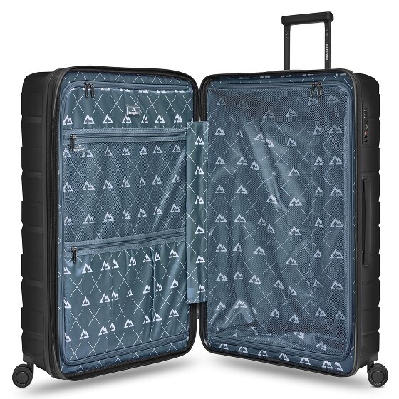 Bergpfeil Travel 4 Rollen Trolley L 75 cm mit Dehnfalte