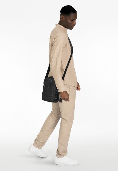 Boss Zair Mini Bag Umhängetasche Leder 16 cm