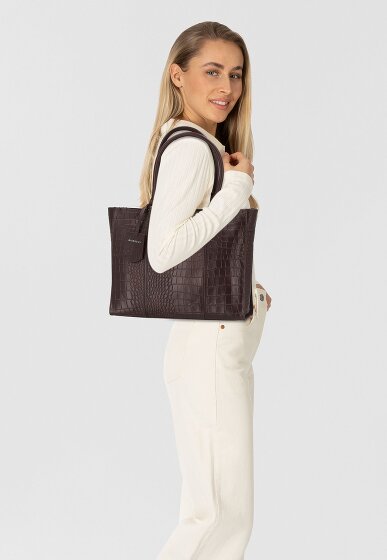 Burkely Cool Colbie Shopper Tasche Leder 35 cm Laptopfach