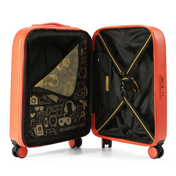 Mandarina Duck Logoduck + 4 Rollen Kabinentrolley S 55 cm