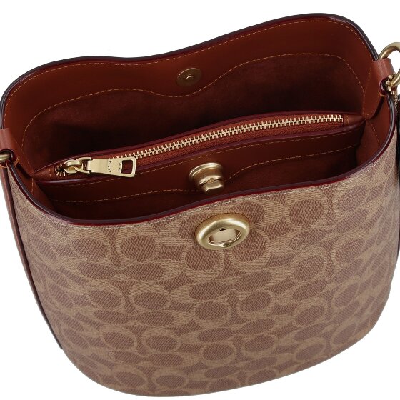 Coach Willow Schultertasche Leder 21 cm
