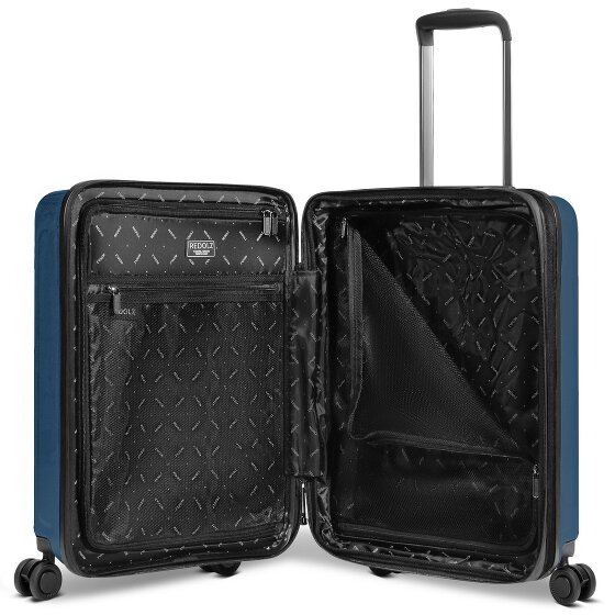 Redolz Essentials 14 Kofferset 2 tlg. Kabinentrolley mit Dehnfalte & Beautycase