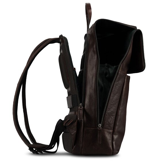 Jost Glasgow Daypack RFID Schutz Leder 42 cm Laptopfach