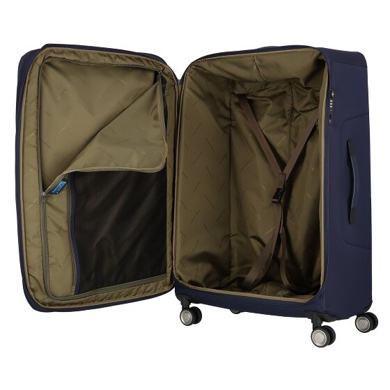 Piquadro Brief 4 Rollen Trolley 78 cm mit Dehnfalte