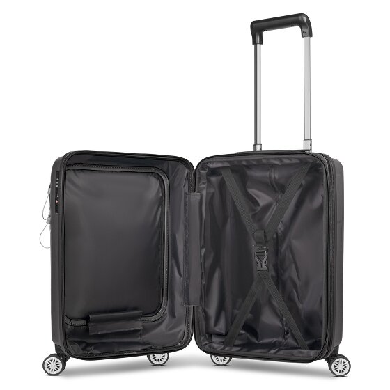 Bric's Cervia 2.0 4 Rollen Kabinentrolley S 55 cm Laptopfach mit Dehnfalte