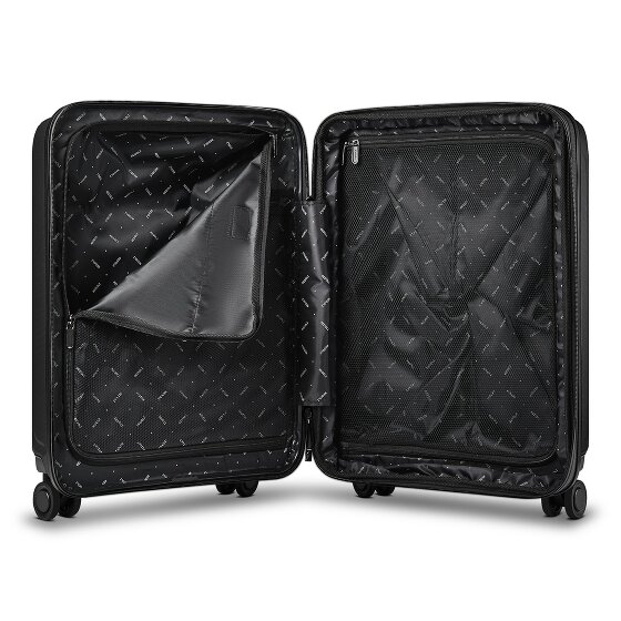 Redolz Essentials 14 Kofferset 2 tlg. Kabinentrolley mit Dehnfalte & Beautycase