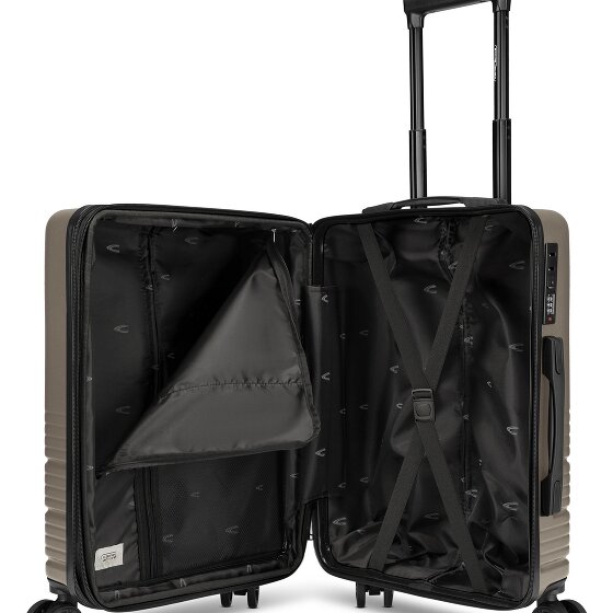 camel active Hanoi 4 Rollen Kabinentrolley S 55 cm mit Dehnfalte