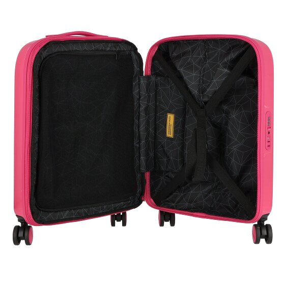 Mandarina Duck Logoduck + Metal 4 Rollen Trolley S 55 cm mit Dehnfalte