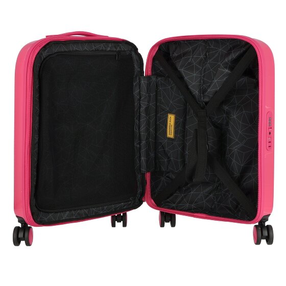 Mandarina Duck Logoduck + Metal 4 Rollen Trolley S 55 cm mit Dehnfalte