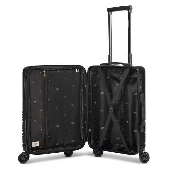 camel active Hanoi 4 Rollen Kabinentrolley S 55 cm mit Dehnfalte