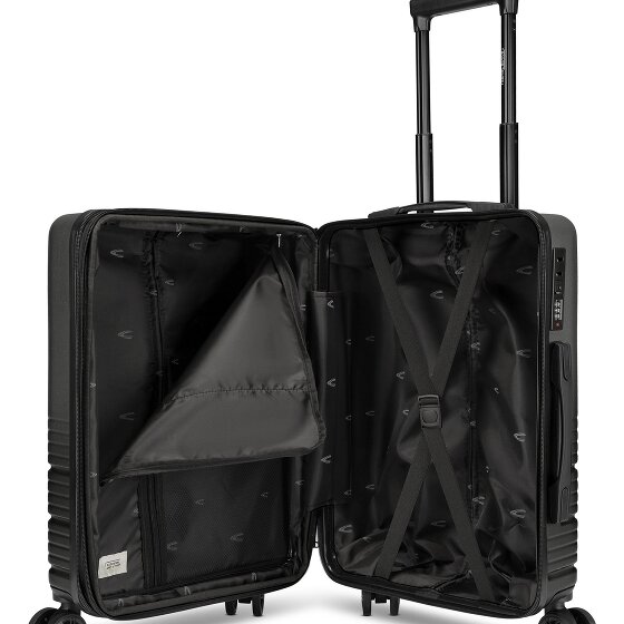 camel active Hanoi 4 Rollen Kabinentrolley S 55 cm mit Dehnfalte