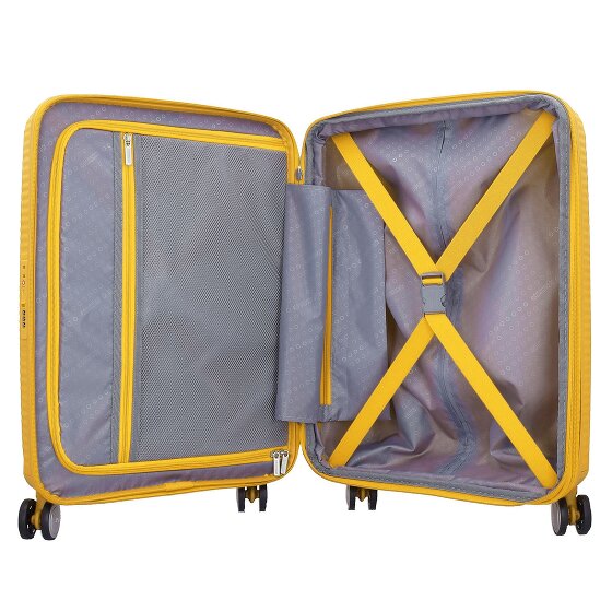 American Tourister Soundbox 4 Rollen Kabinentrolley 55 cm mit Dehnfalte
