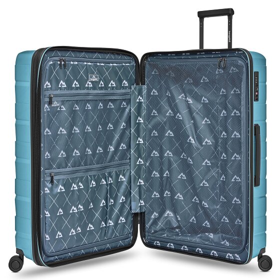 Bergpfeil Travel 4 Rollen Trolley L 75 cm mit Dehnfalte