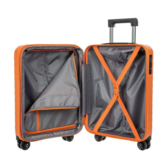 Bric's Nausicaa 4 Rollen Kabinentrolley 55 cm mit Dehnfalte
