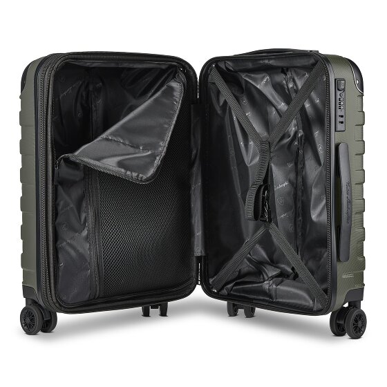 Tonino Lamborghini Milano 4 Rollen Kabinentrolley S 54 cm mit Dehnfalte