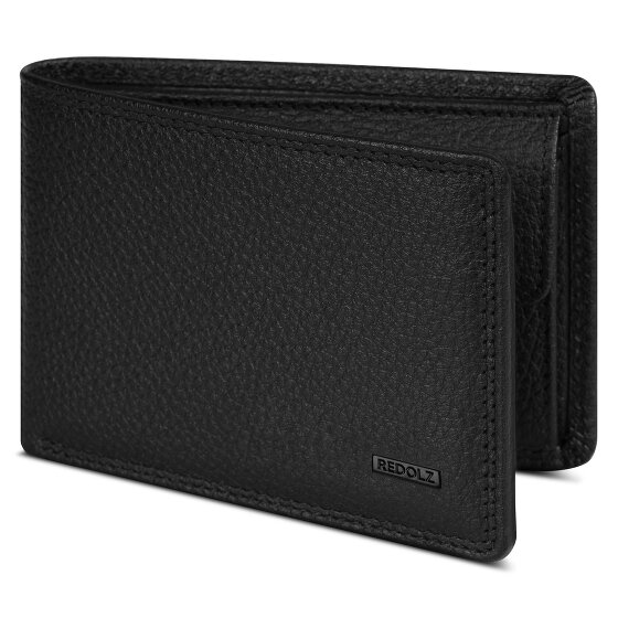 Redolz Leather Essentials QF kleine Geldbörse RFID Leder 10,5 cm