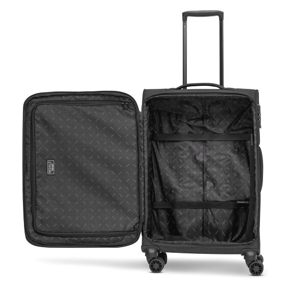 Redolz Essentials 12 THREE SET 4 Rollen Kofferset 3-teilig mit Dehnfalte