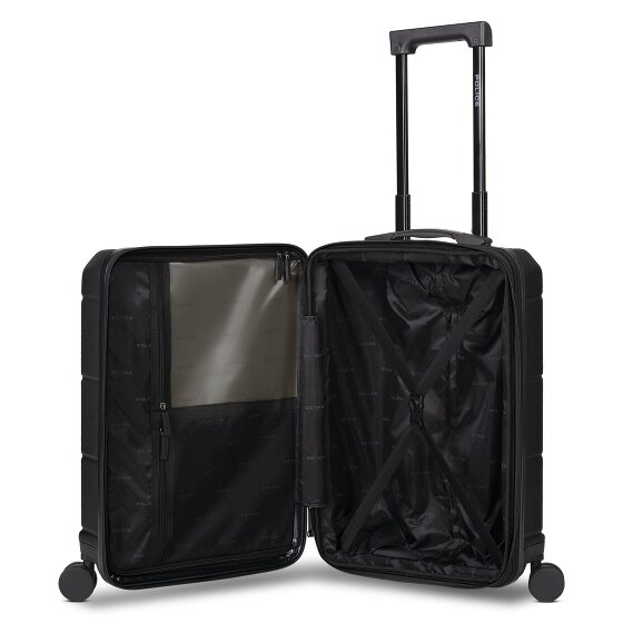 Police 4 Rollen Kabinentrolley 55 cm Laptopfach mit Dehnfalte