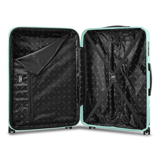 Redolz Pro ABS 4 Rollen Trolley 74 cm mit Dehnfalte