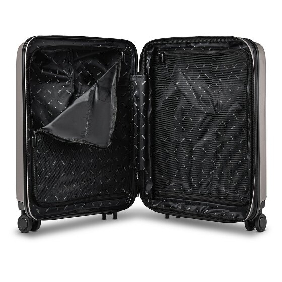 Redolz Essentials 14 Kofferset 2 tlg. Kabinentrolley mit Dehnfalte & Beautycase
