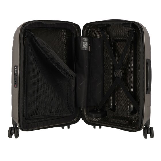 Samsonite Attrix 4 Rollen Kabinentrolley 55 cm mit Dehnfalte