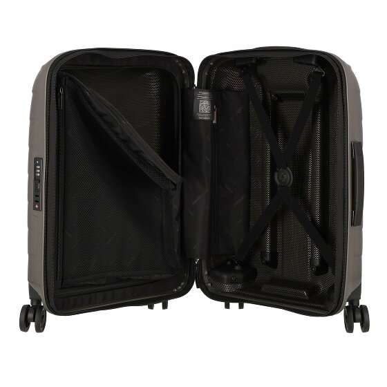 Samsonite Attrix 4 Rollen Kabinentrolley 55 cm mit Dehnfalte