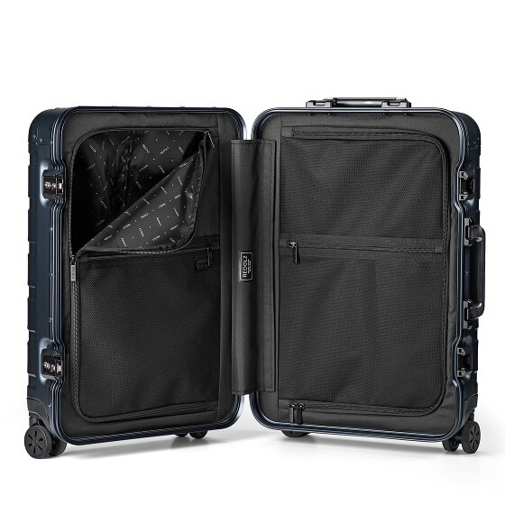 Redolz Pro Aluminium 4 Rollen Kabinentrolley S 55 cm