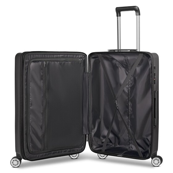 Bric's Cervia 2.0 4 Rollen Trolley M 69 cm mit Dehnfalte